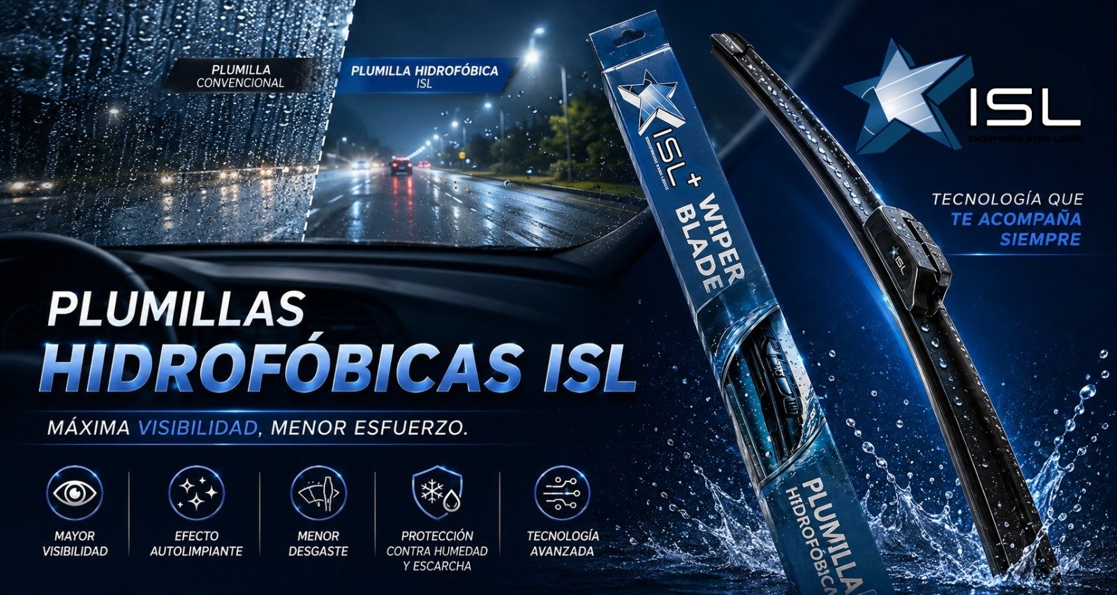 Plumillas Hidrofóbicas ISL